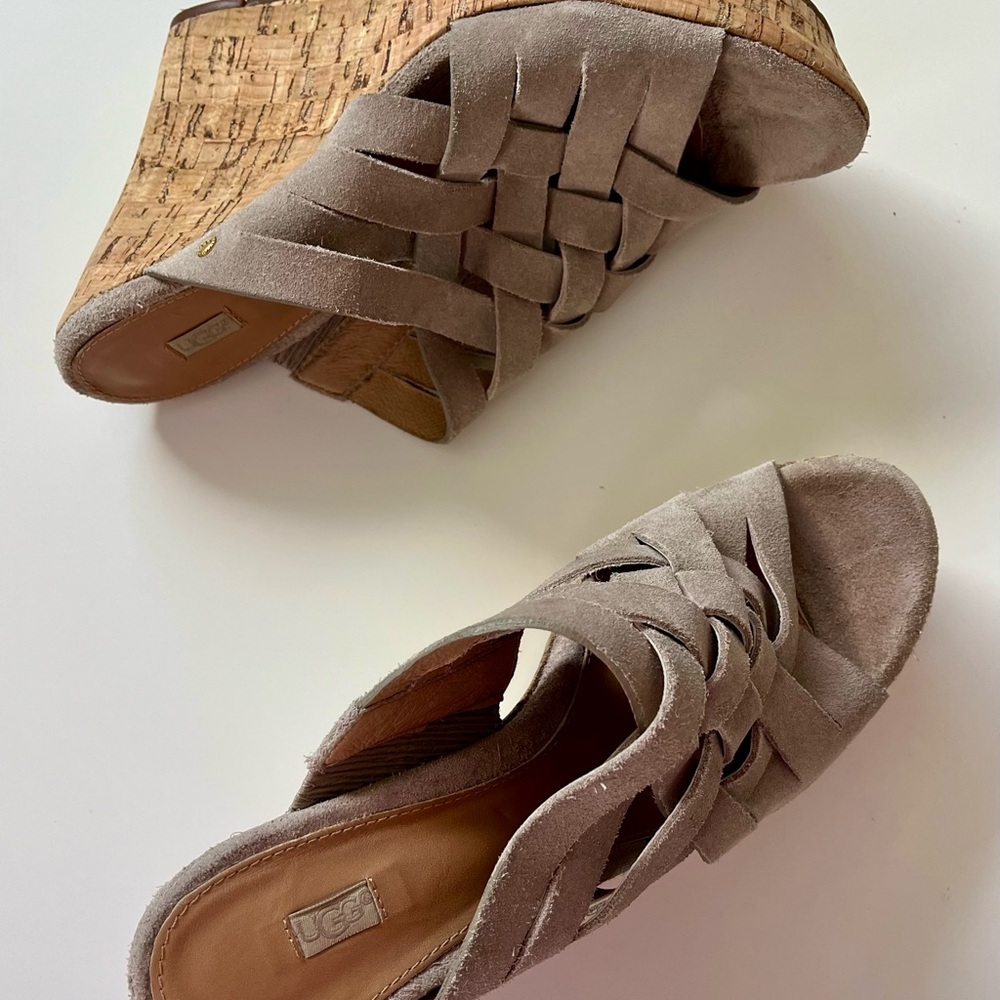 UGG Marta High Wedge Sandals• Sz 9 - Picture 8 of 12